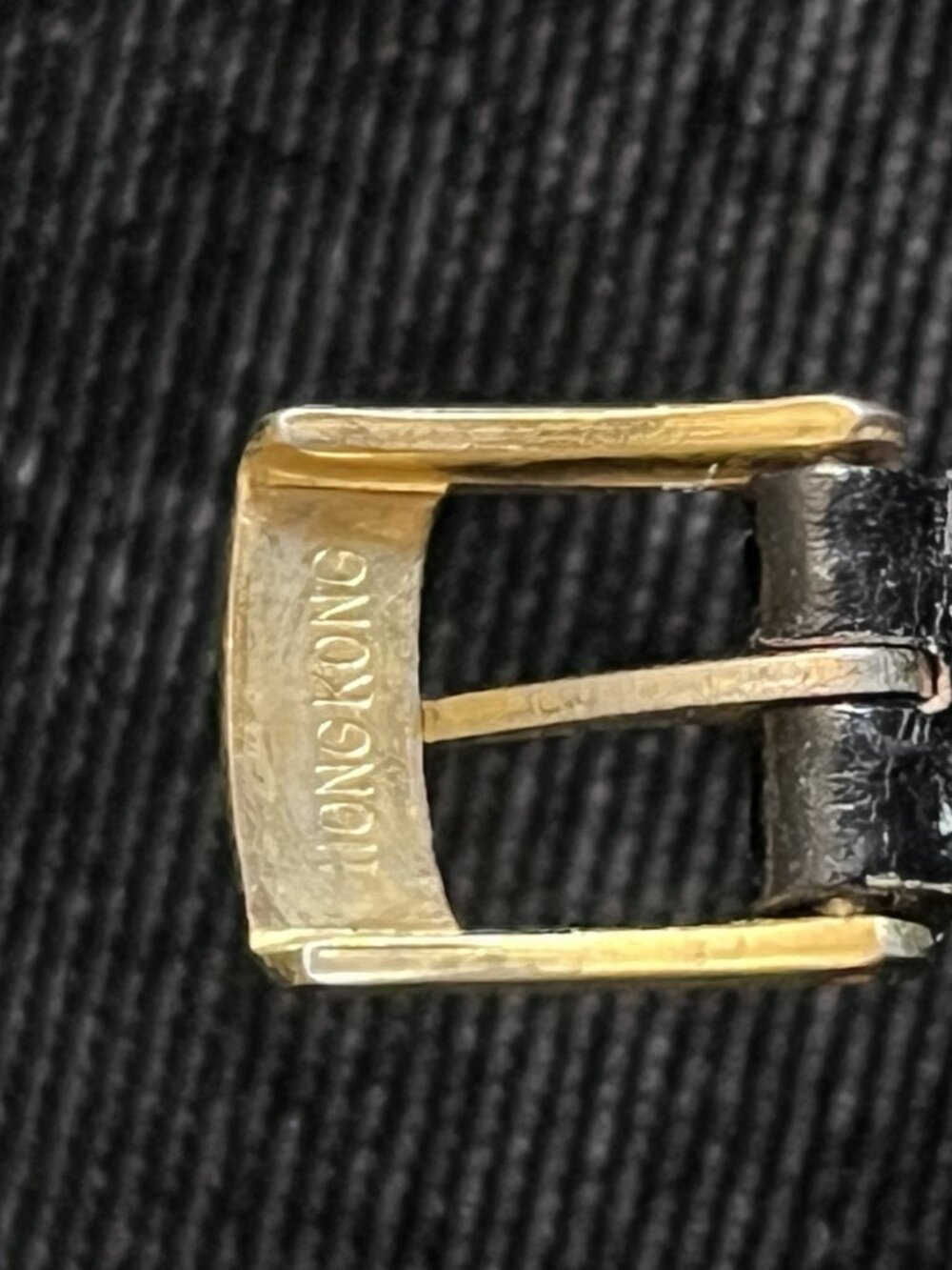 Vintage Armitron Womens Digital Watch Gold Square Leather - Picture 7 of 7